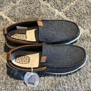 Men’s 13 Hey Dude charcoal Wally moccasins